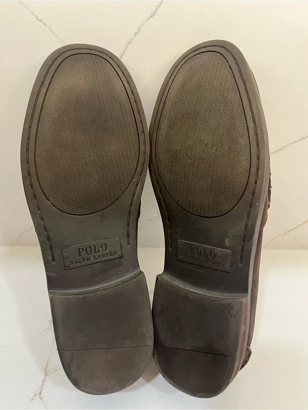 Polo by Ralph Lauren Dark Brown Leather Penny Loafers
